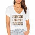 I Will Read Books Here And There I Will Read Books Anywhere Women's Jersey Short Sleeve Deep V-Neck Tshirt I Will Read Books Here And There I Will Read Books Anywhere Women's Jersey Short Sleeve Deep V-Neck Tshirt