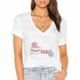 A Woman Cannot Survive On Books Alone She Also Needs Yarn Premium Women's Jersey Short Sleeve Deep V-Neck Tshirt A Woman Cannot Survive On Books Alone She Also Needs Yarn Premium Women's Jersey Short Sleeve Deep V-Neck Tshirt