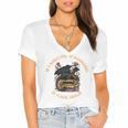 In A World Full Of Bookworms Be A Book Dragon Book Lover Women's Jersey Short Sleeve Deep V-Neck Tshirt In A World Full Of Bookworms Be A Book Dragon Book Lover Women's Jersey Short Sleeve Deep V-Neck Tshirt