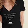 67 Meme Book Lover & Reading Humor Bookworms Slang Women's Jersey Short Sleeve Deep V-Neck Tshirt 67 Meme Book Lover & Reading Humor Bookworms Slang Women's Jersey Short Sleeve Deep V-Neck Tshirt