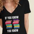 67 Reading Books 6 7 If You Know Six Seven Women's Jersey Short Sleeve Deep V-Neck Tshirt 67 Reading Books 6 7 If You Know Six Seven Women's Jersey Short Sleeve Deep V-Neck Tshirt