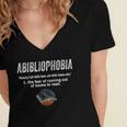 Abibliophobia Pupil Reading Bookworm Tees Reader Women's Jersey Short Sleeve Deep V-Neck Tshirt Abibliophobia Pupil Reading Bookworm Tees Reader Women's Jersey Short Sleeve Deep V-Neck Tshirt