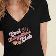 Babysitters Club Book Daycare Provider Friends Childcare Day Women's Jersey Short Sleeve Deep V-Neck Tshirt Babysitters Club Book Daycare Provider Friends Childcare Day Women's Jersey Short Sleeve Deep V-Neck Tshirt