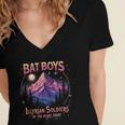 Bat Boys Night Court Mountain Nesta Bookworm ACOSF Bookish Women's Jersey Short Sleeve Deep V-Neck Tshirt Bat Boys Night Court Mountain Nesta Bookworm ACOSF Bookish Women's Jersey Short Sleeve Deep V-Neck Tshirt