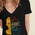I Like Big Books And I Cannot Lie Apparel Women's Jersey Short Sleeve Deep V-Neck Tshirt