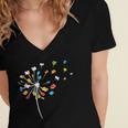 Book Dandelion Reading Lover Bookworm Bookish Librarian Read Women's Jersey Short Sleeve Deep V-Neck Tshirt Book Dandelion Reading Lover Bookworm Bookish Librarian Read Women's Jersey Short Sleeve Deep V-Neck Tshirt