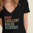 Book Lover Austen Literature What Excellent Boiled Potatoes Women's Jersey Short Sleeve Deep V-Neck Tshirt Book Lover Austen Literature What Excellent Boiled Potatoes Women's Jersey Short Sleeve Deep V-Neck Tshirt