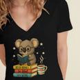 Book Lover Koala Reading Bookish Library Read Books Be Kind Women's Jersey Short Sleeve Deep V-Neck Tshirt Book Lover Koala Reading Bookish Library Read Books Be Kind Women's Jersey Short Sleeve Deep V-Neck Tshirt