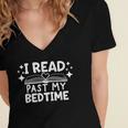 Book Lover Reading Bookish Floral I Read Past My Bedtime Women's Jersey Short Sleeve Deep V-Neck Tshirt Book Lover Reading Bookish Floral I Read Past My Bedtime Women's Jersey Short Sleeve Deep V-Neck Tshirt