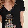 Book Lover Stay Weird Be Kind Read Books Baby Dragon Women's Jersey Short Sleeve Deep V-Neck Tshirt Book Lover Stay Weird Be Kind Read Books Baby Dragon Women's Jersey Short Sleeve Deep V-Neck Tshirt