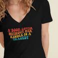 A Book Lover Without Her Kindle Is A Tragedy Apparel Women's Jersey Short Sleeve Deep V-Neck Tshirt A Book Lover Without Her Kindle Is A Tragedy Apparel Women's Jersey Short Sleeve Deep V-Neck Tshirt