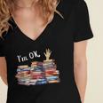 Book Lover For Women Readers Teacher Librarian Women's Jersey Short Sleeve Deep V-Neck Tshirt Book Lover For Women Readers Teacher Librarian Women's Jersey Short Sleeve Deep V-Neck Tshirt