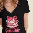 All Booked For Valentine Book Lovers Teacher Girl Women Kid Women's Jersey Short Sleeve Deep V-Neck Tshirt All Booked For Valentine Book Lovers Teacher Girl Women Kid Women's Jersey Short Sleeve Deep V-Neck Tshirt