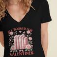 All Booked For Valentines Shirt Romantic Cupid Roses Books Women's Jersey Short Sleeve Deep V-Neck Tshirt All Booked For Valentines Shirt Romantic Cupid Roses Books Women's Jersey Short Sleeve Deep V-Neck Tshirt