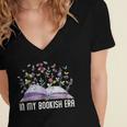 In My Bookish Era World Book Day Girls Women's Jersey Short Sleeve Deep V-Neck Tshirt In My Bookish Era World Book Day Girls Women's Jersey Short Sleeve Deep V-Neck Tshirt
