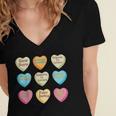 Bookish Romance Tropes Smut Reader Spicy Book Lover Women's Jersey Short Sleeve Deep V-Neck Tshirt Bookish Romance Tropes Smut Reader Spicy Book Lover Women's Jersey Short Sleeve Deep V-Neck Tshirt