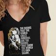 Books Called Immoral World's Shame Dorian Gray Oscar Wilde Women's Jersey Short Sleeve Deep V-Neck Tshirt