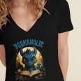 Books Quote Bookaholic Dragon Bookish Reading Women's Jersey Short Sleeve Deep V-Neck Tshirt Books Quote Bookaholic Dragon Bookish Reading Women's Jersey Short Sleeve Deep V-Neck Tshirt