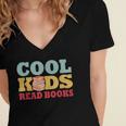 Bookworm Cool Kids Read Books Book Lover Reading Women's Jersey Short Sleeve Deep V-Neck Tshirt Bookworm Cool Kids Read Books Book Lover Reading Women's Jersey Short Sleeve Deep V-Neck Tshirt