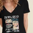 Born To Read Forced To Work Bookish Book Addict Book Lover Women's Jersey Short Sleeve Deep V-Neck Tshirt Born To Read Forced To Work Bookish Book Addict Book Lover Women's Jersey Short Sleeve Deep V-Neck Tshirt