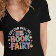 You Can Call Me Book Fairy Reading Magical Hobby Women's Jersey Short Sleeve Deep V-Neck Tshirt You Can Call Me Book Fairy Reading Magical Hobby Women's Jersey Short Sleeve Deep V-Neck Tshirt