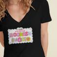 Certified Bookish Baddie Cute Book Lover Women's Jersey Short Sleeve Deep V-Neck Tshirt Certified Bookish Baddie Cute Book Lover Women's Jersey Short Sleeve Deep V-Neck Tshirt