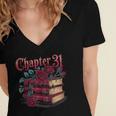 Chapter 31 Gothic 31st Birthday Book Lover Dark Romance Women's Jersey Short Sleeve Deep V-Neck Tshirt Chapter 31 Gothic 31st Birthday Book Lover Dark Romance Women's Jersey Short Sleeve Deep V-Neck Tshirt