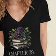 Chapter 39 39th Birthday Women Book Lovers Dark Romance Women's Jersey Short Sleeve Deep V-Neck Tshirt Chapter 39 39th Birthday Women Book Lovers Dark Romance Women's Jersey Short Sleeve Deep V-Neck Tshirt