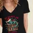 Christmas Dragon My Holidays Are All Booked Book Lovers Kids Women's Jersey Short Sleeve Deep V-Neck Tshirt Christmas Dragon My Holidays Are All Booked Book Lovers Kids Women's Jersey Short Sleeve Deep V-Neck Tshirt