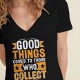 Comic Book Collector Meme Quote Women's Jersey Short Sleeve Deep V-Neck Tshirt Comic Book Collector Meme Quote Women's Jersey Short Sleeve Deep V-Neck Tshirt