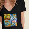 Comic Reader Comic Book Merch Vintage Reading Comic Books Women's Jersey Short Sleeve Deep V-Neck Tshirt Comic Reader Comic Book Merch Vintage Reading Comic Books Women's Jersey Short Sleeve Deep V-Neck Tshirt