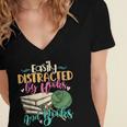 Crochet And Reading Crocheter Bookish Crocheting Book Lover Women's Jersey Short Sleeve Deep V-Neck Tshirt Crochet And Reading Crocheter Bookish Crocheting Book Lover Women's Jersey Short Sleeve Deep V-Neck Tshirt