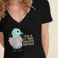 Cute Pigeon This Is My Book Character Costume For Reading Women's Jersey Short Sleeve Deep V-Neck Tshirt Cute Pigeon This Is My Book Character Costume For Reading Women's Jersey Short Sleeve Deep V-Neck Tshirt