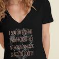 Dark Romance Put Down My Book Spicy Bookish Merch Romantasy Women's Jersey Short Sleeve Deep V-Neck Tshirt