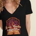 Dark Romance Smut Reader Spicy Book In My Monster Romance Women's Jersey Short Sleeve Deep V-Neck Tshirt