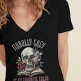 Dark Romance Spicy Fairy Tales Morally Grey Books Villain Women's Jersey Short Sleeve Deep V-Neck Tshirt