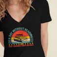 A Day Without Reading Is Like Book Lover And Reading Women's Jersey Short Sleeve Deep V-Neck Tshirt A Day Without Reading Is Like Book Lover And Reading Women's Jersey Short Sleeve Deep V-Neck Tshirt