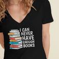 I Can Never Have Enough Books Reading Lover Bookworm Reader Women's Jersey Short Sleeve Deep V-Neck Tshirt I Can Never Have Enough Books Reading Lover Bookworm Reader Women's Jersey Short Sleeve Deep V-Neck Tshirt
