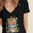 Fantasy Drama Tragedy Book Lover Subtle Watercolor Women's Jersey Short Sleeve Deep V-Neck Tshirt Fantasy Drama Tragedy Book Lover Subtle Watercolor Women's Jersey Short Sleeve Deep V-Neck Tshirt