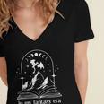In My Fantasy Era ShirtSmutty Book Dragon In My Fantasy Era Women's Jersey Short Sleeve Deep V-Neck Tshirt In My Fantasy Era ShirtSmutty Book Dragon In My Fantasy Era Women's Jersey Short Sleeve Deep V-Neck Tshirt