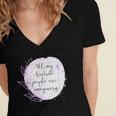 All My Favorite People Are Imaginary Book Lover Idea Women's Jersey Short Sleeve Deep V-Neck Tshirt