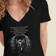 Frankenstein Quote Mary Shelley's Book For Men And Women Women's Jersey Short Sleeve Deep V-Neck Tshirt