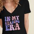 Groovy In My Reading Era Book Lovers Book Reader Women's Jersey Short Sleeve Deep V-Neck Tshirt Groovy In My Reading Era Book Lovers Book Reader Women's Jersey Short Sleeve Deep V-Neck Tshirt