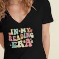 Groovy In My Reading Era Read Book Reader Reading Women's Jersey Short Sleeve Deep V-Neck Tshirt Groovy In My Reading Era Read Book Reader Reading Women's Jersey Short Sleeve Deep V-Neck Tshirt
