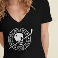 In My Hockey Romance Era Romance Hockey Book Club Women's Jersey Short Sleeve Deep V-Neck Tshirt In My Hockey Romance Era Romance Hockey Book Club Women's Jersey Short Sleeve Deep V-Neck Tshirt