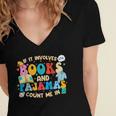 If It Involves Books And Pajamas Count Me In Reading Women's Jersey Short Sleeve Deep V-Neck Tshirt If It Involves Books And Pajamas Count Me In Reading Women's Jersey Short Sleeve Deep V-Neck Tshirt