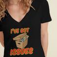 I'Ve Got Issues Comic Collector Comic Books Hobby Women's Jersey Short Sleeve Deep V-Neck Tshirt I'Ve Got Issues Comic Collector Comic Books Hobby Women's Jersey Short Sleeve Deep V-Neck Tshirt