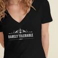 Jane Austens Hardly Bearable Book Quote Women's Jersey Short Sleeve Deep V-Neck Tshirt Jane Austens Hardly Bearable Book Quote Women's Jersey Short Sleeve Deep V-Neck Tshirt