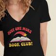 Just One More Book Club Bookish Hippie Women's Jersey Short Sleeve Deep V-Neck Tshirt Just One More Book Club Bookish Hippie Women's Jersey Short Sleeve Deep V-Neck Tshirt