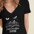 Just One More Chapter Romantasy Dragon Fantasy Romance Book Women's Jersey Short Sleeve Deep V-Neck Tshirt